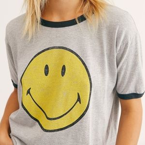 Classic Smiley Ringer Tee 